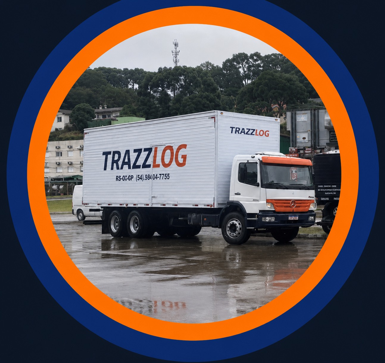 Caminhão TRAZZLOG em operação